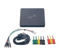 Lawnoval DSLogic Logic Analyzer 100MHz Frequenza di campionamento 16CH USB- Interfaccia con profondità 16 GB, soglia regolabile e analisi multi-protocollo
