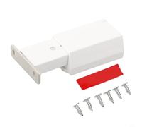 Lawnoval Elegante ed efficace: la soluzione in resistente hardware per armadietti da spingere per aprire (plastica nera)