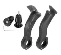 Lawnoval Estremità del manubrio ergonomiche in nylon a forma di corno per mountain bike, design regolabile multi-angolo adatto a barre da 21,8-22,2 mm per guida di resistenza (Deputy and Ends)