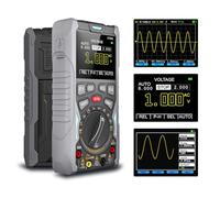 Lawnoval ET928 Multimetro Oscilloscopio Digitale Palmare 12MHz Larghezza di banda 3 in 1 con Generatore di Segnale, Batteria 1500mAh, Ricarica Tipo-C