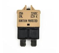 Lawnoval Fusibile a lama per interruttore automatico manuale per auto, 5-30 A, ripristinabile, 12 V/24 V, per autoveicoli per imbarcazioni da rally, tipo ATC compatibile