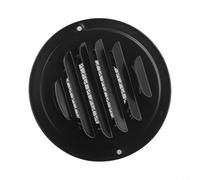 Lawnoval Griglia di sfiato rotonda in acciaio inox, montaggio a parete, sistema di ventilazione con design a rete, per la circolazione dell'aria interna ed esterna (70 mm)