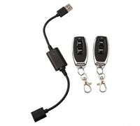 Lawnoval Interruttore di controllo remoto RF wireless USB 5 V per strisce luminose a LED e lampade, ricevitore 433,92 MHz con funzione di apprendimento, dispositivo versatile (P30-2)