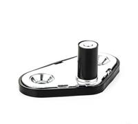 Lawnoval Interstar Master 7700352412 - Pomello scorrevole per serratura porta, colore: Nero