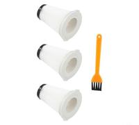 Lawnoval Kit di filtri per aspirapolvere Einhell TE-SV 18 Li, filtri collettore di polveri con spazzola di manutenzione, set da 3 per purificazione dell'aria domestica