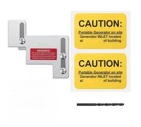 Lawnoval Kit di interblocco Eaton CH Series 150A & 200A pannelli, lega di alluminio blocco di sicurezza con 1,5 "spaziatura