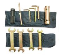 Lawnoval Kit di riparazione per moto, con chiave inglese, chiave inglese e set di chiavi a bussola per Honda, Suzuki, BMW, Polaris e altri modelli