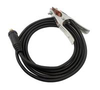 Lawnoval Morsetto di messa a terra per saldatura 300A per MIG TIG per macchina, 1per M 2 per M 300Cfor M con impugnatura antiscivolo, ABS isolante resistente al calore per materiale