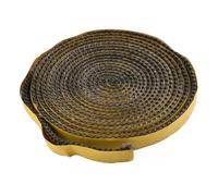 Lawnoval Nastro sigillante per camino, 300 cm, in cotone, 10 x 2 mm, resistente al calore, per porte in vetro, forni e stufe