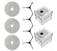 Lawnoval Per ECOVACS Robot Aspirapolvere Kit Accessori Per DEEBOT MINI Compresi Microfibra Mop Pads Sacchetti di Raccolta Polvere Spazzole Laterali