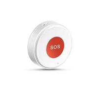 Lawnoval Per Tuya ZigBee Pulsante di Emergenza SOS, Controllo Intelligente App con Scene Linkage, Allarme di Emergenza Compatto per Anziani e Bambini, Bianco