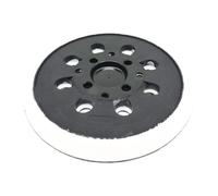 Lawnoval Piastra abrasiva in plastica compatibile con Bosch PEX300AE PEX400AE, nero