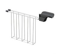 Lawnoval Sandwich Maker per tostapane, gabbia per sandwich in acciaio inox con manici resistenti al calore, converte il tostapane per bagel, toasty, tazze da tè, facile da usare e pulire (nero)