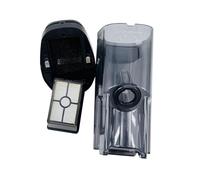 Lawnoval Serbatoio di ricambio per acqua sporca con filtro e spugna per aspirapolvere BOBOT Intense 232, contenitore per rifiuti in plastica PE nero