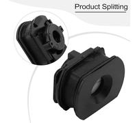 Lawnoval Set di boccole per cavo del cambio, in ABS nero e viola, parti di ricambio compatibili con Suzuki Swift SX4 Sport, OEM 28300-79J01, confezione da 5