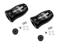 Lawnoval Spinner Bait Reel Knob for DAIWA SLP WORKS TATULA ZILLION FUEGO, materiale ABS, 32,9 x 20,5 mm, manico in fibra di carbonio, spessore 15 mm/11,7 mm, per nero/rosso/oro/blu viola/verde/sil