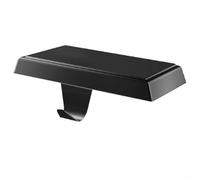 Lawnoval Supporti per caminetto per caminetto, in acciaio inox resistente alla ruggine e base ponderata per un posizionamento stabile sulle superfici (nero)