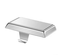 Lawnoval Supporti per caminetto per caminetto, in acciaio inox resistente alla ruggine e base ponderata per un posizionamento stabile sulle superfici (argento)