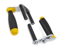 Lawnoval Supporti per pannelli per cartongesso, morsetto di sollevamento resistente con apertura da 45 mm, capacità di carico 115 kg, manico antiscivolo, protezione in gomma, confezione da 2