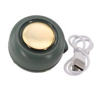 Lawnoval Ventola di raffreddamento personale montata in vita, flusso d'aria rotante a 360° regolabile a 3 velocità, batteria ricaricabile USB da 900 mAh, dimensioni tascabili a mani libere (verde)