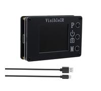 Lawnoval VisibleIR B18 - Termocamera con sensore 32x24 e telecamera a luce visibile per Fusion, display TFT da 1,8", da -40° a 300° per portata, ferro per tavolozze rosse, USB