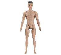 Lawnrden Action Figura in Bianco, 1/6 Scala Figura Multi -Giunti Muscolo Muscolo Posabile con Testa per la Raccolta delle Bambole, Beige