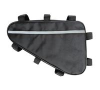 Lawnrden Borsa per batteria Ebike, borsa per telaio per bici a triangolo portatile con foro e cinturini, busta per bici resistente alla lacrima riflettente per esterno, |.E Batteria