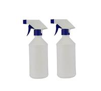 Lawnrden Bottiglie Spray Vuote, Bottiglie Spray Vuote in Plastica a Prova di Perdite Spruzzatore per Soluzione Detergente Chimica 500ml 2 Pezzi Bianco