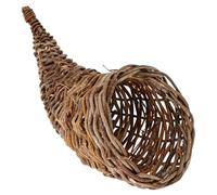 Lawnrden Cesto per Cornucopia, centrotavola per Cornucopia, Cesto per Il Ringraziamento Intrecciato da 12 Pollici, Corno dell'abbondanza per la Decorazione della casa da Tavolo