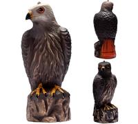 Lawnrden Dispositivo Anti-Uccelli, Dissuasore per Uccelli per Esterni Realistico Dispositivo Anti- con Texture Trasparenti Montaggio su palo o Decorativo Indipendente per allontanare Gli UC