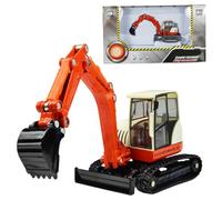 Lawnrden Escavatore Giocattolo|Giocattolo Escavatore, Bambini Simulati con Giunto Mobile in Scala 1:50 con Carrello Girevole a 360°, Veicolo da Costruzione in Metallo Giocattoli per Bambini