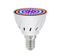 Lawnrden Lampada per la Crescita delle Piante|Lampadina per Coltivazione 60 LED E14 Lampada per orticoltura a Spettro Completo per la Crescita delle Piante 220V per Interni grasse Giardino