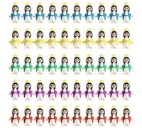 Lawnrden Mini Gesù Figurine, 50 PCS Little Vergine Maria Figurine Mini Gesù Figure in Miniatura Maria Bambola Cristo Salvatore Decorazioni per Hide Christmas Party Favors Religioso (colorato)