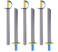 Lawnrden Spade Giocattolo in Schiuma Morbida, Spada in Schiuma da 6 Pezzi per Bambini 21 Coltelli Eva Spada Giocattolo 2 Stili Morbida e Sicura per Ragazze, Manico Colorato Casuale