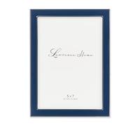 Lawrence 5x7 Navy Enamel Picture Frame Cornice portafoto, Metallo, Blu