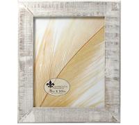 Lawrence 734080 8x10 legno grigio in difficolt con cornice di lavaggio bianco