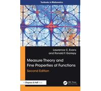 Lawrence C. Eva Measure Theory and Fine Properties of Functio (Copertina rigida)