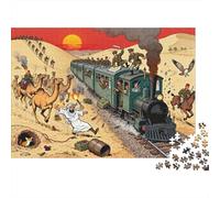 Lawrence dell'Arabia Desert Train Attack Puzzle in Legno Impermeabile Puzzles Da 1000 Pezzi Regali Per Adulti Impossibili Giochi Educativi