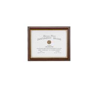 Lawrence Frames 185181 Cornice portafoto in noce e oro 8,5x11