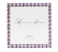 Lawrence Frames 4x4 Silver Metal Sparkle Frame - Bright Lilac