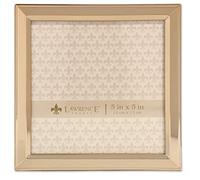Lawrence Frames 5x5 Gold Metal Picture Frame-Classic Bevel Cornice portafoto, Metallo, Oro