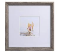 Lawrence Frames 5x5 Wide Border Matted Gallery Gray 10x10 Picture Fram