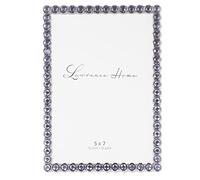 Lawrence Frames 5x7 Silver Metal Sparkle Frame - Blu notte