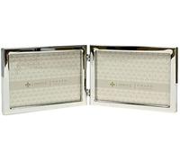 Lawrence Frames 6 x 4 Hinged Double Silver Standard Metal Cornice