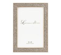 Lawrence Frames 702446 - Cornice portafoto in Metallo Dorato e Glitterato, 10 x 15 cm