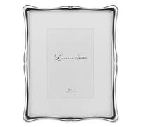 Lawrence Frames 710280 - Cornice portafoto Romance, in metallo, opaca, 12,7 x 17,8 cm, 20 x 25 cm, colore: Argento