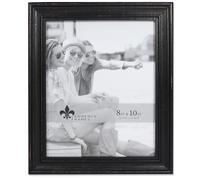 Lawrence Frames 746580 8x10 Durham Weathered Black Wood Picture Frame