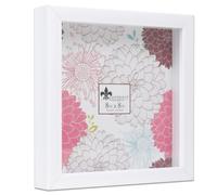 Lawrence Frames 785288 Cornice Shadow Box 8x8 bianca