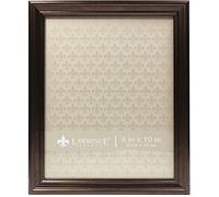 Lawrence Frames 8x10 Classic Detailed Oil Rubbed Bronze Picture Frame Cornice lucidato a Olio, Vetro