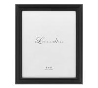 Lawrence Frames 8x10 Detailed Black Picture Frame Cornice portafoto Classica, 20 x 25 cm, Colore: Nero
